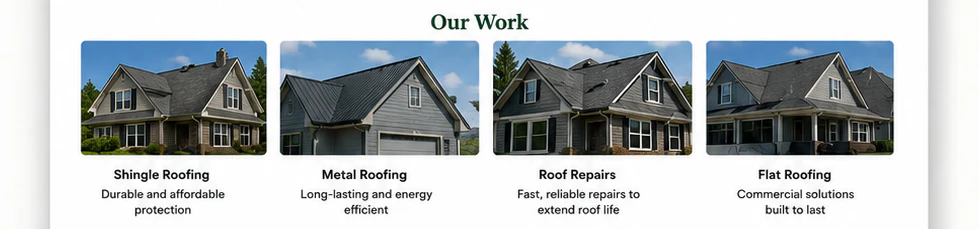 Example brochure website gallery section